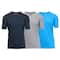 Galaxy by Harvic Men's Short Sleeve V-Neck T-Shirt 3 Pack